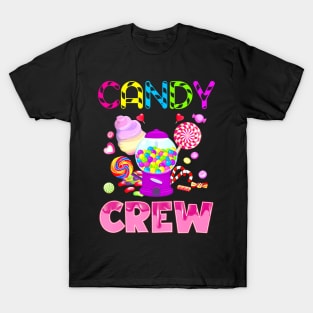 Candy Land Candy Crew Decorations Sweetie Candy Squad T-Shirt